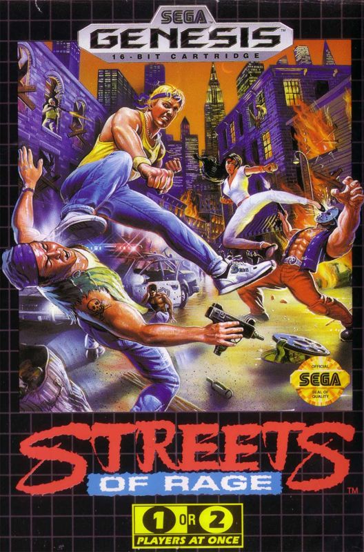 Streets of Rage box art for Sega Master System
